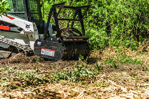 skid steer brush clearing attachments|bobcat attachments for clearing brush.